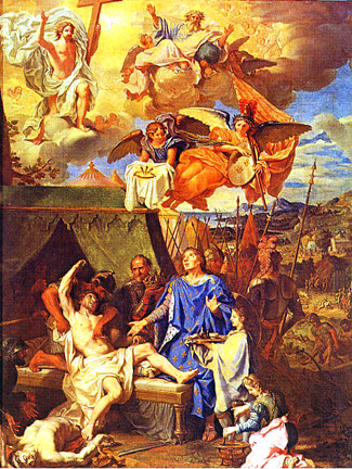 Sainte Clotilde and Clovis